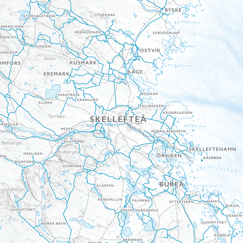 Skoterkarta Västerbotten