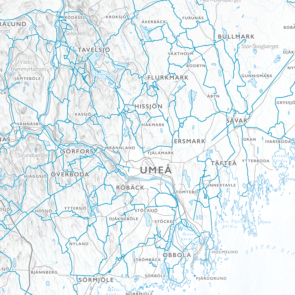 Skoterkarta Västerbotten
