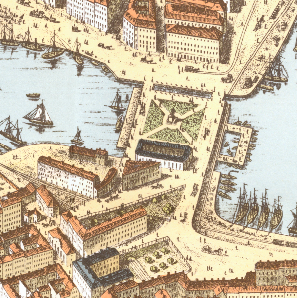 Neuhaus Panorama 1875 - Original storlek