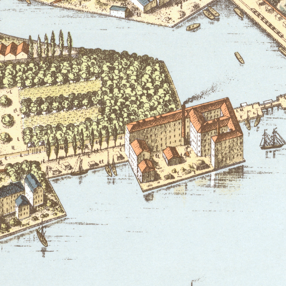 Neuhaus Panorama 1875 - Original storlek