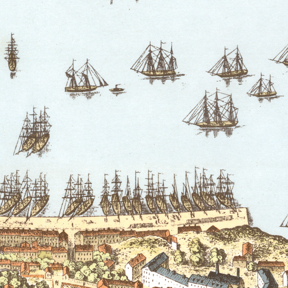 Neuhaus Panorama 1875 - Original storlek