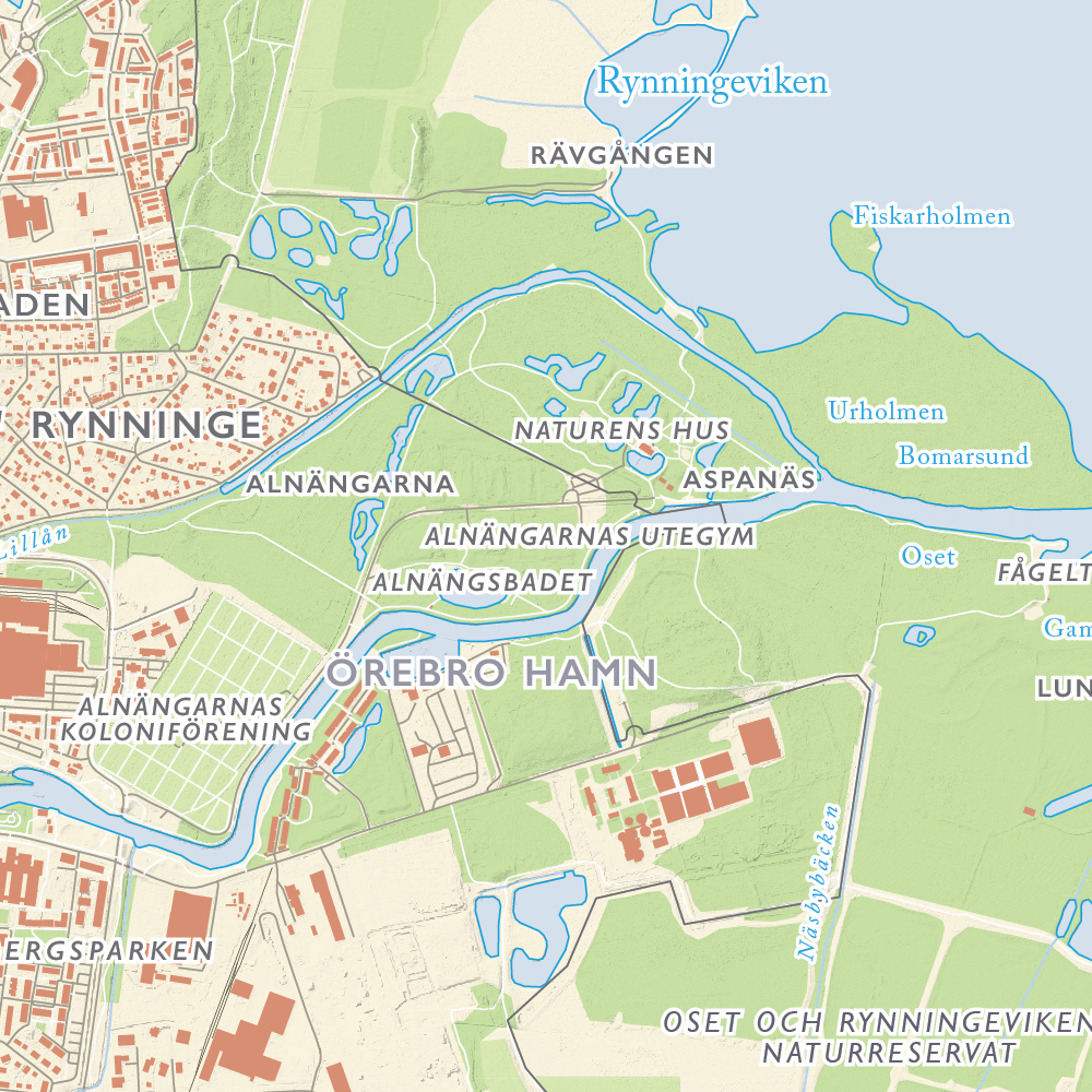 Stadskarta Örebro