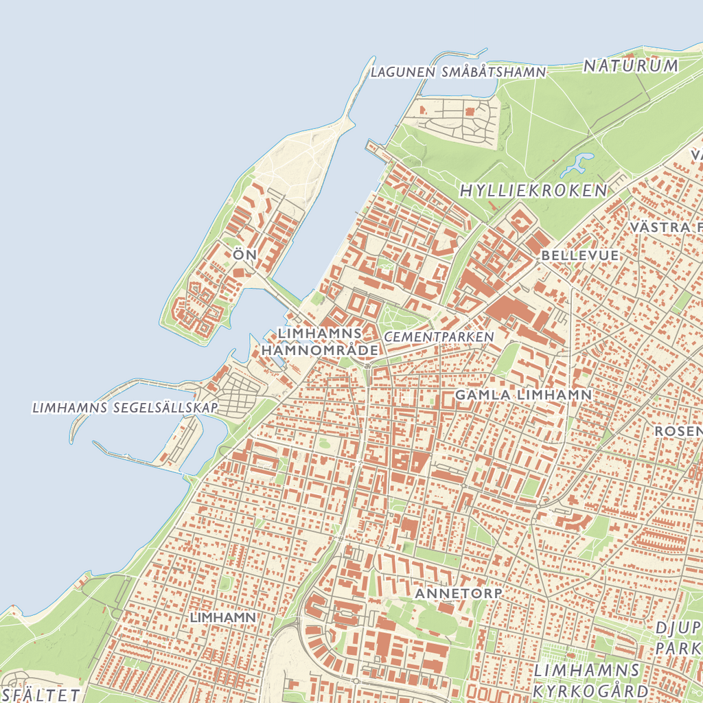 Stadskarta Malmö