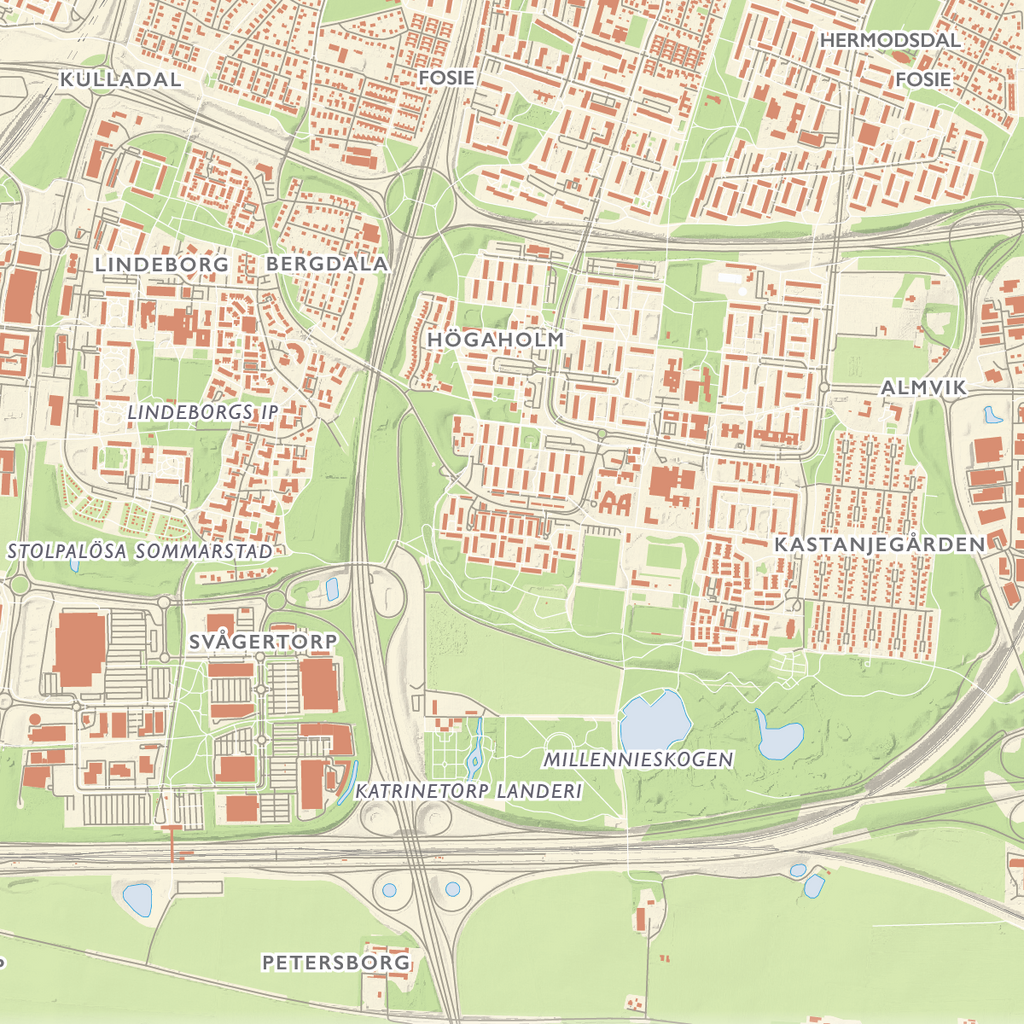 Stadskarta Malmö