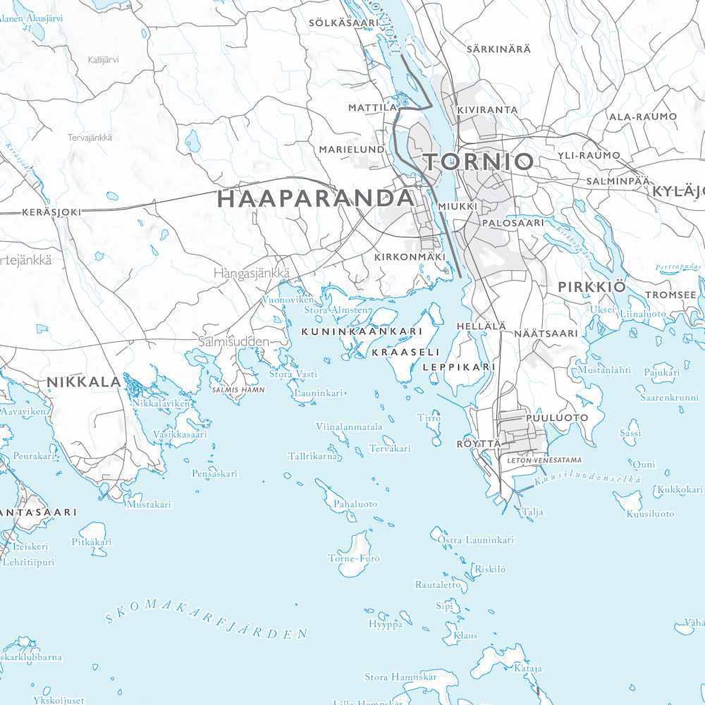 Skärgårdskarta Haparanda
