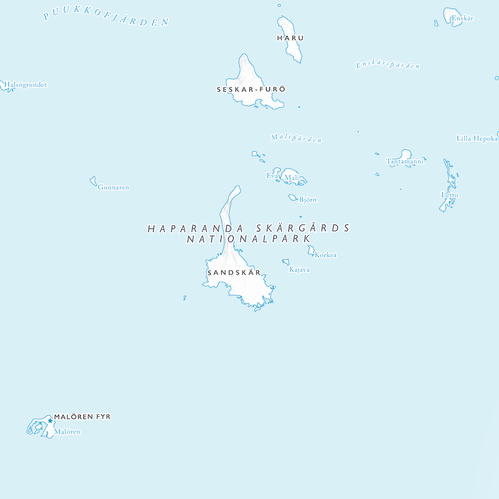 Skärgårdskarta Haparanda