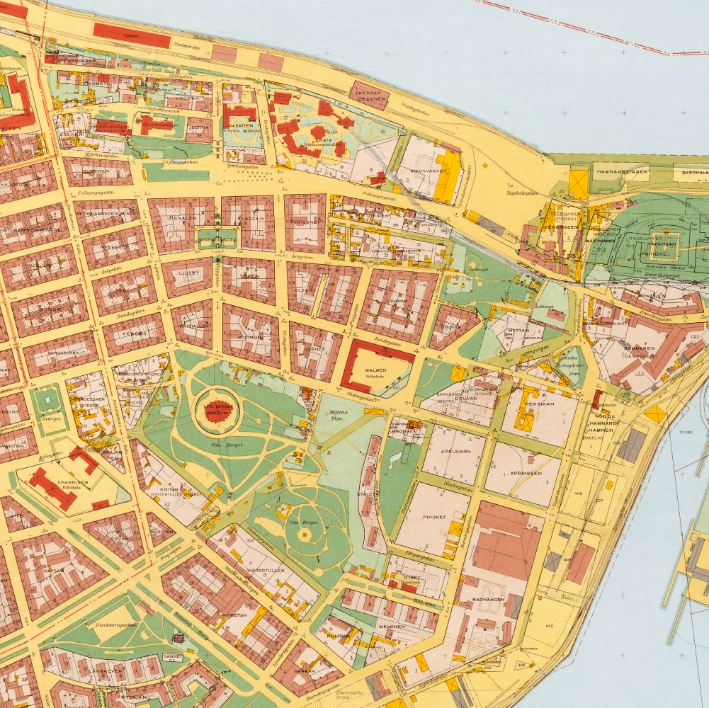 Södermalm (1938-1940 års karta över Stockholm)
