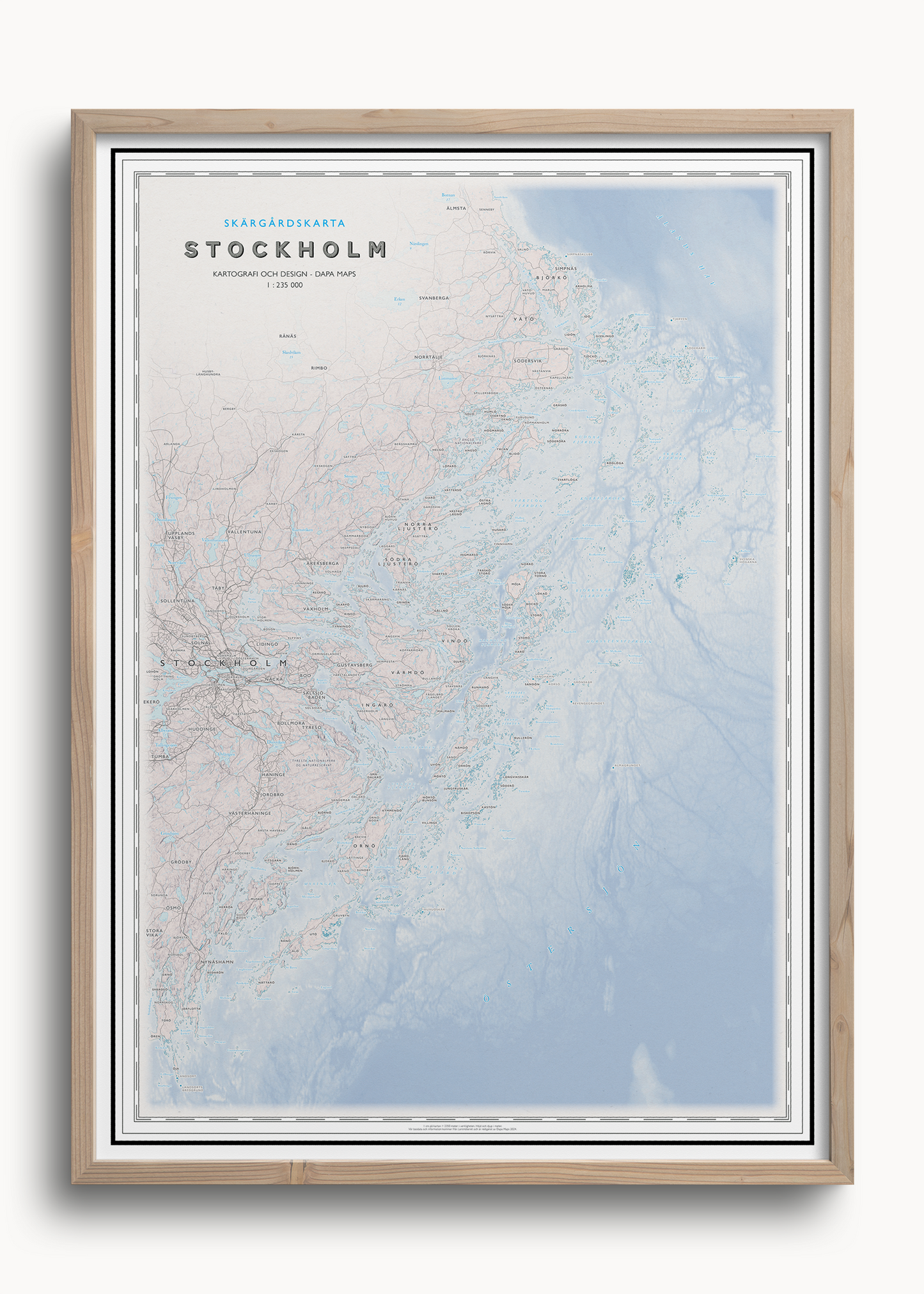 Skärgårdskarta Stockholm