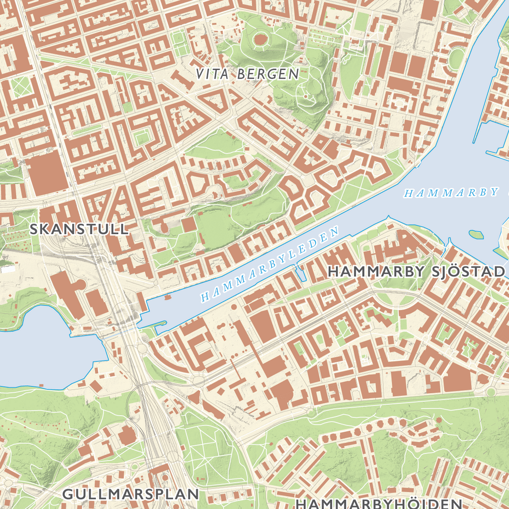 Stadskarta Stockholm