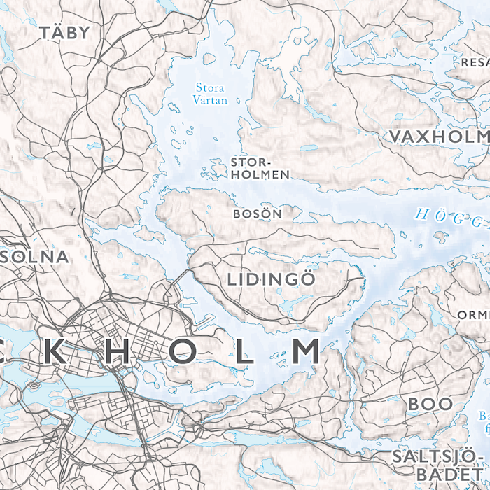 Skärgårdskarta Stockholm