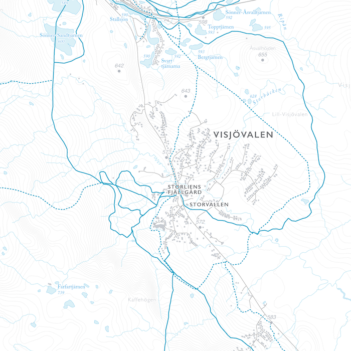 Skidkarta Storlien