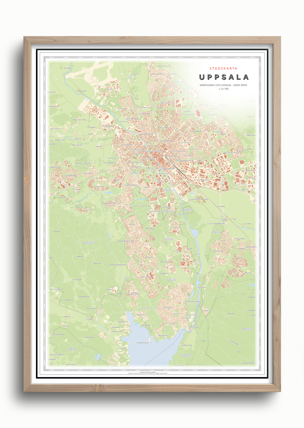 Stadskarta Uppsala