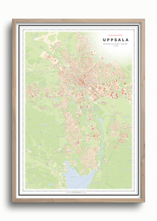 Stadskarta Uppsala