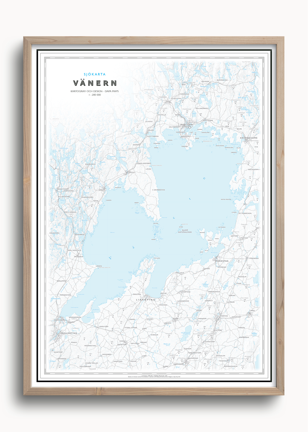 Sjökarta Vänern