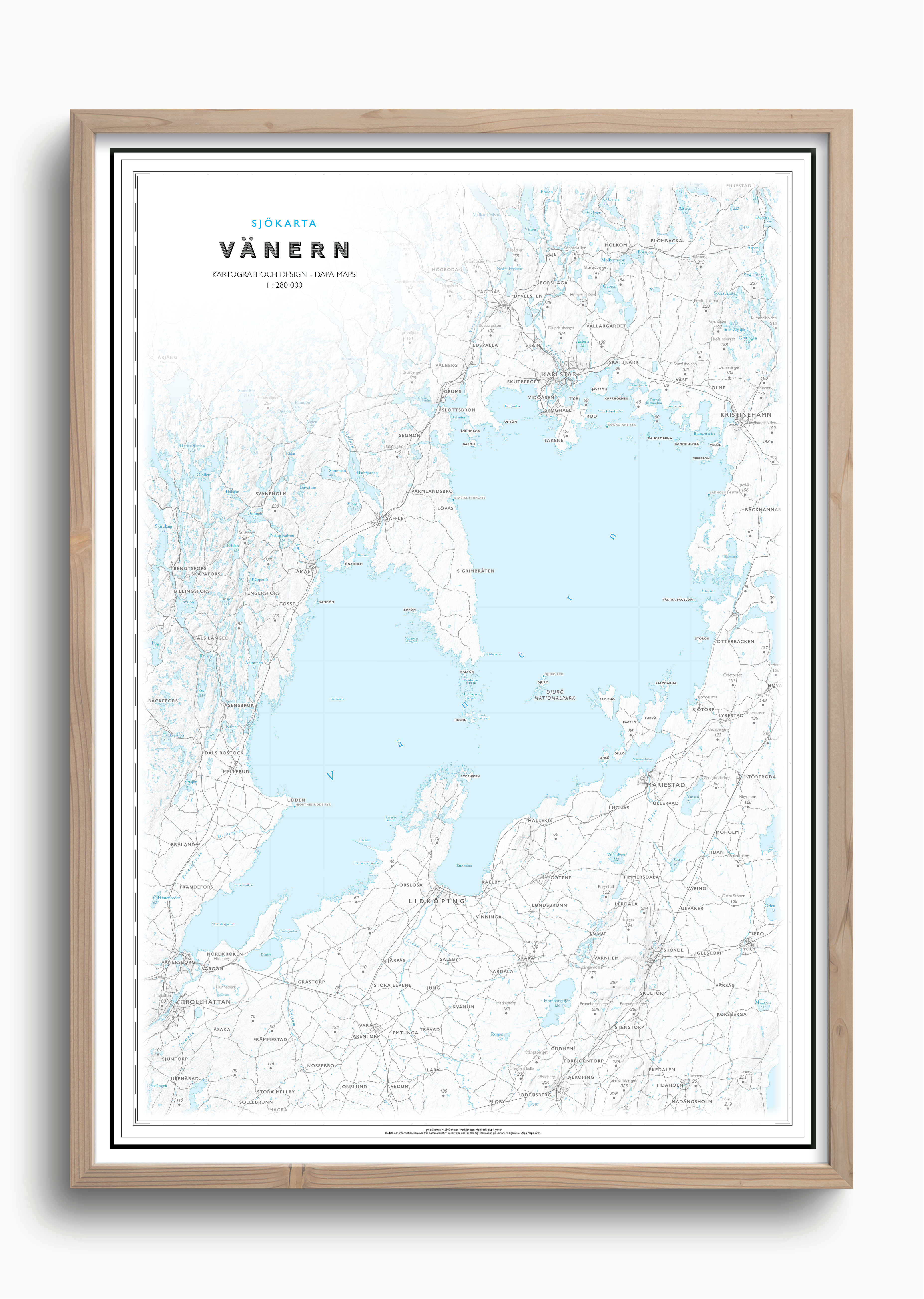 Sjökarta Vänern