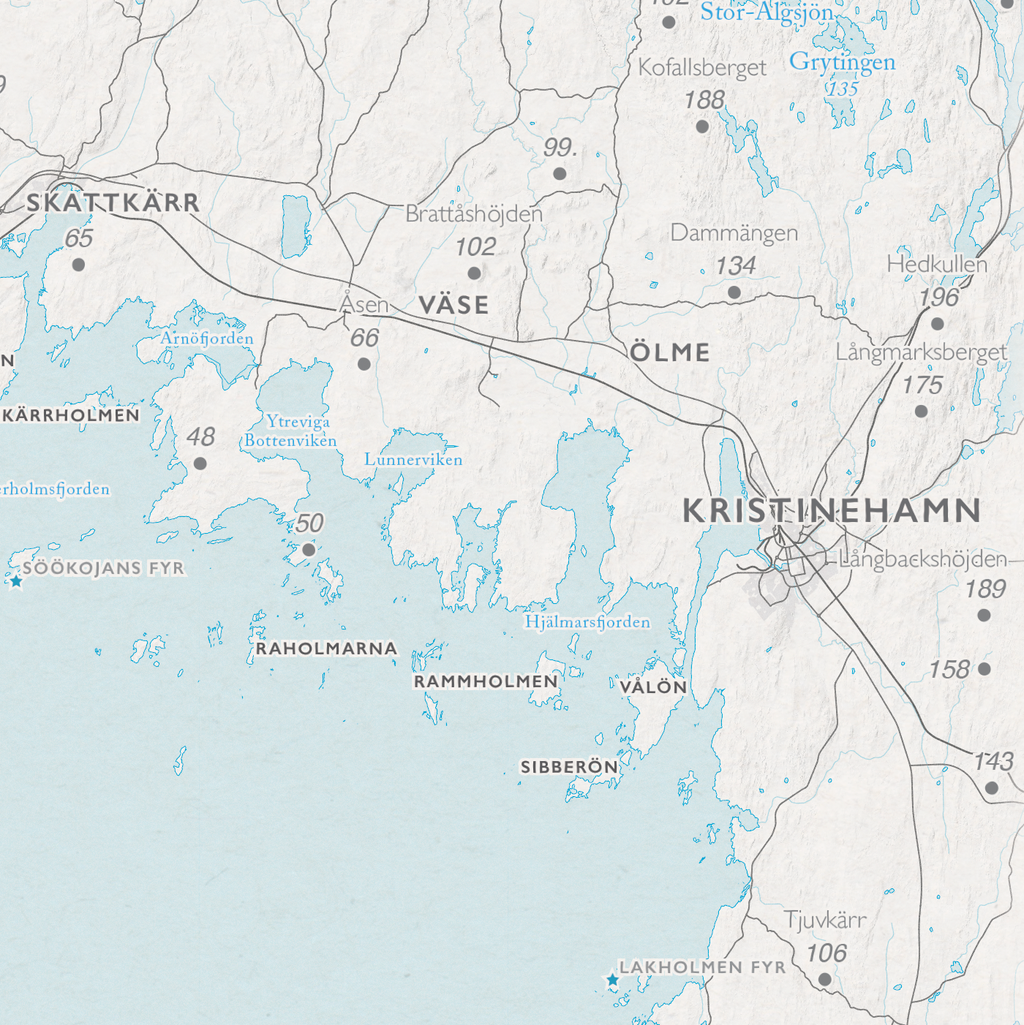 Sjökarta Vänern