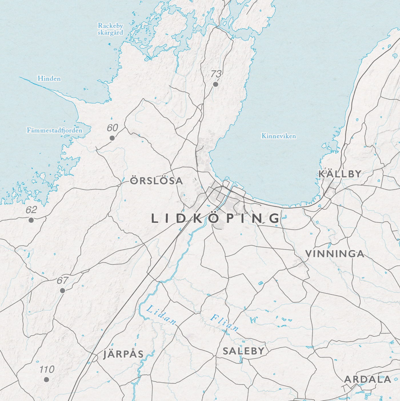 Sjökarta Vänern