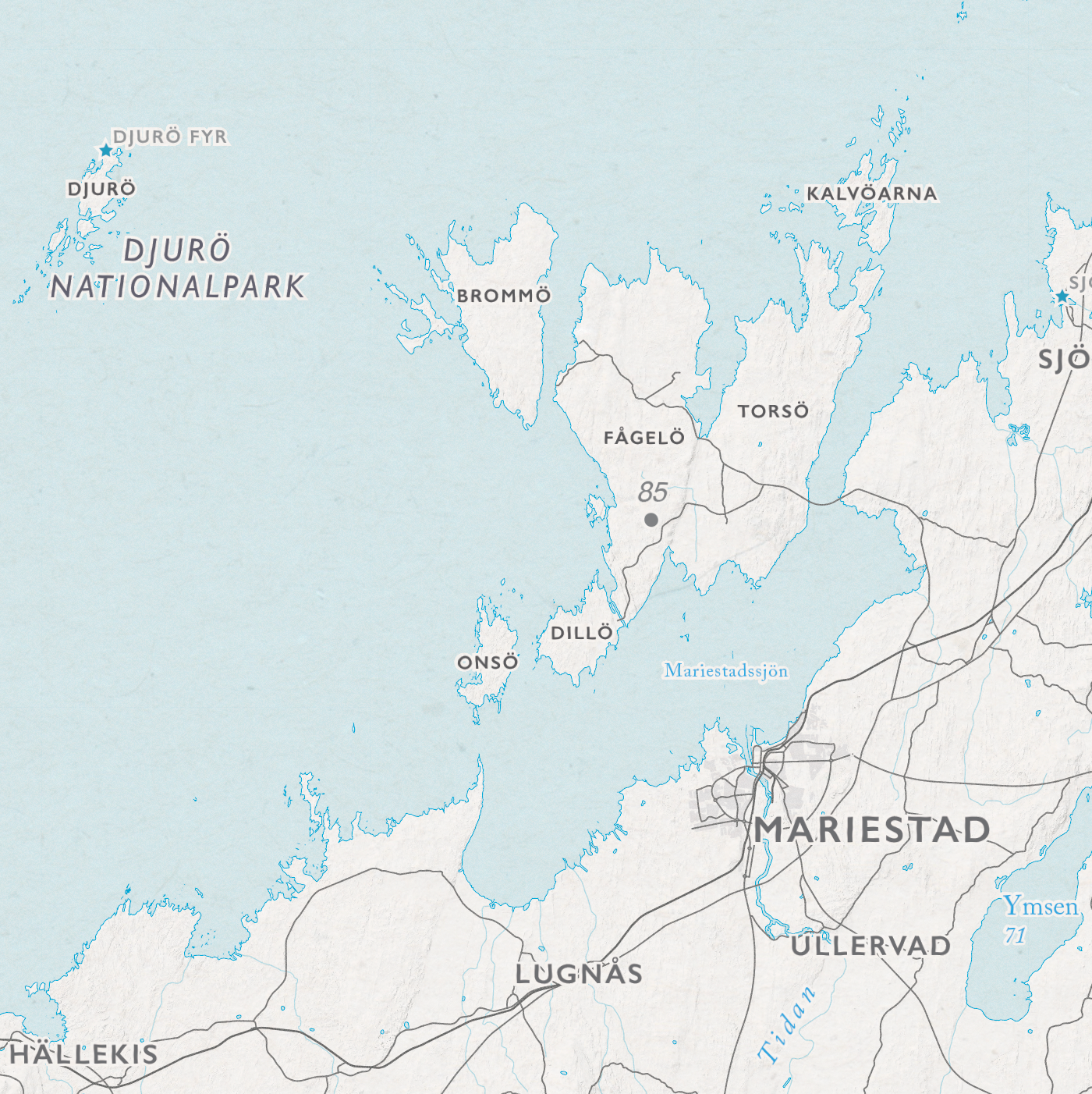 Sjökarta Vänern