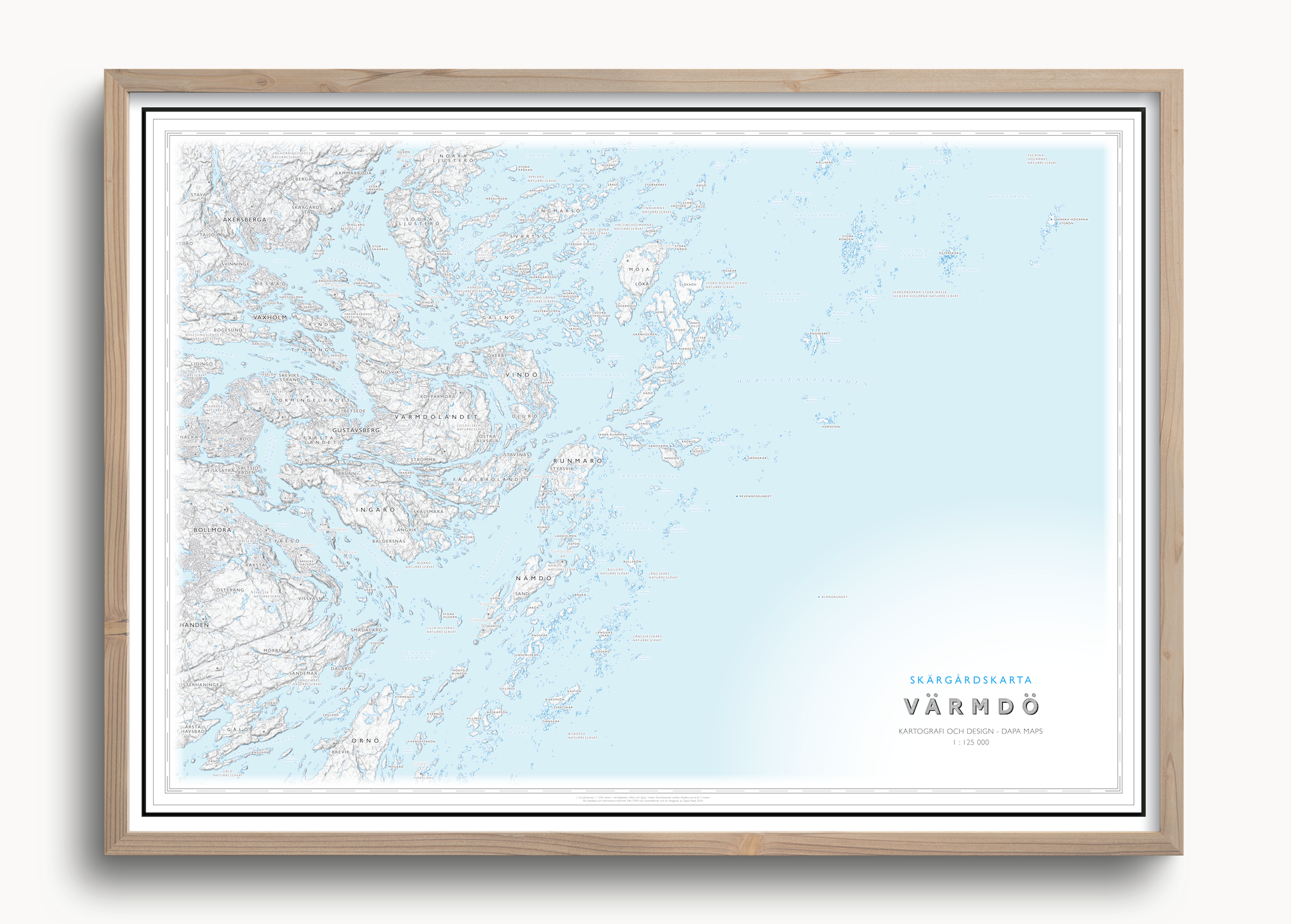 Skärgårdskarta Värmdö