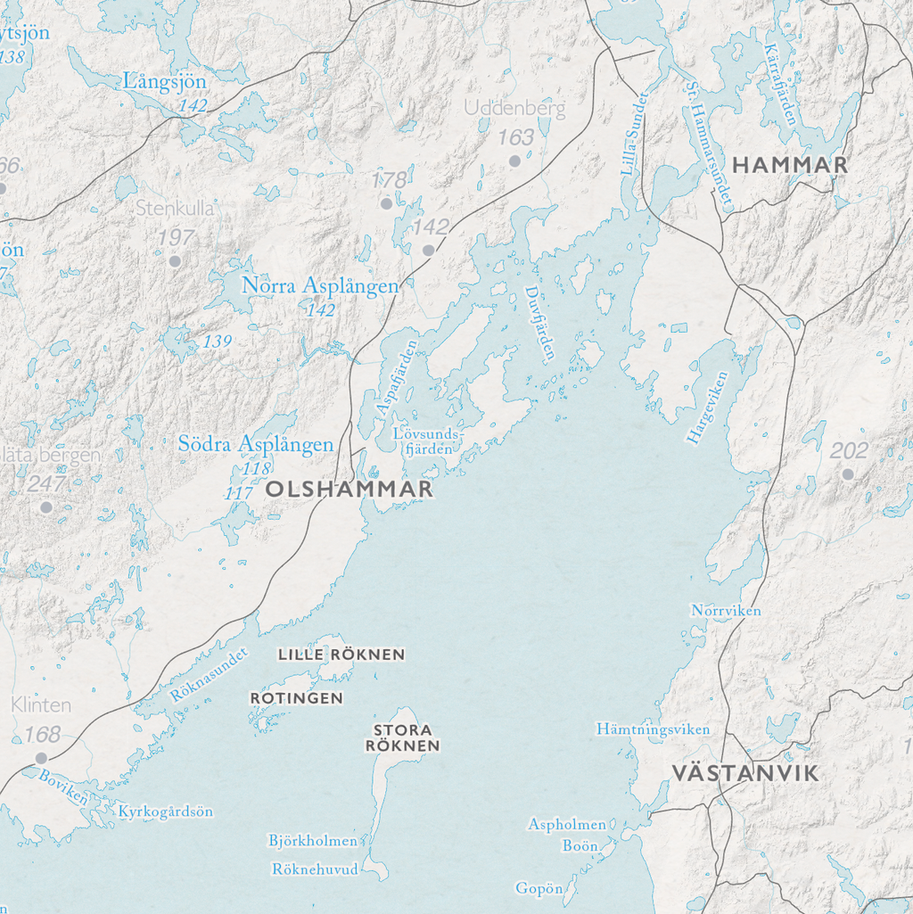 Sjökarta Vättern