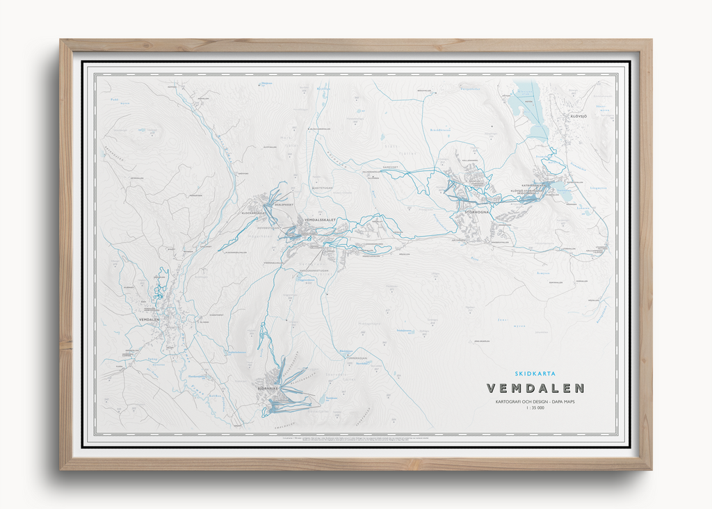 Skidkarta Vemdalen