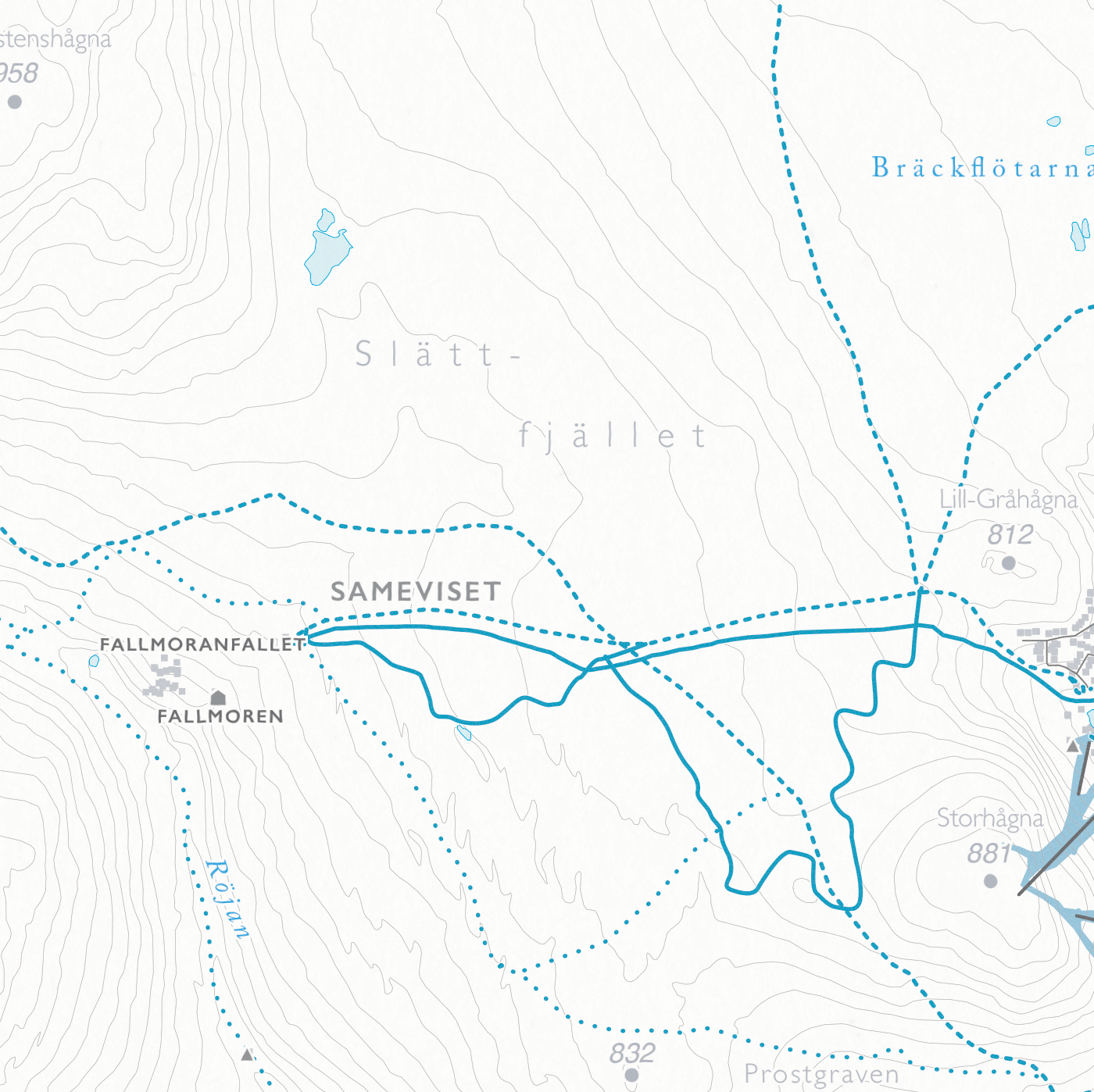 Skidkarta Vemdalen