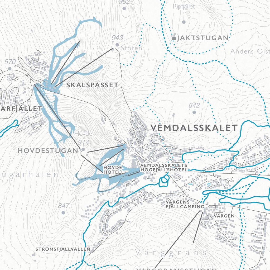 Skidkarta Vemdalen