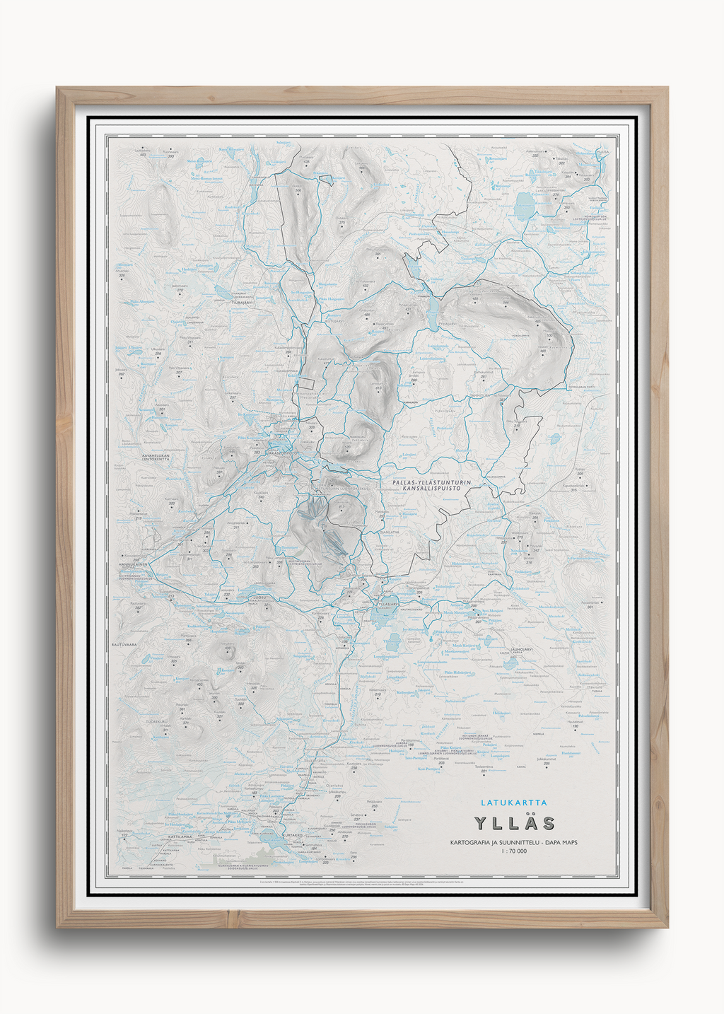 Latukarta Ylläs