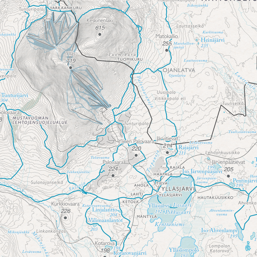 Latukarta Ylläs