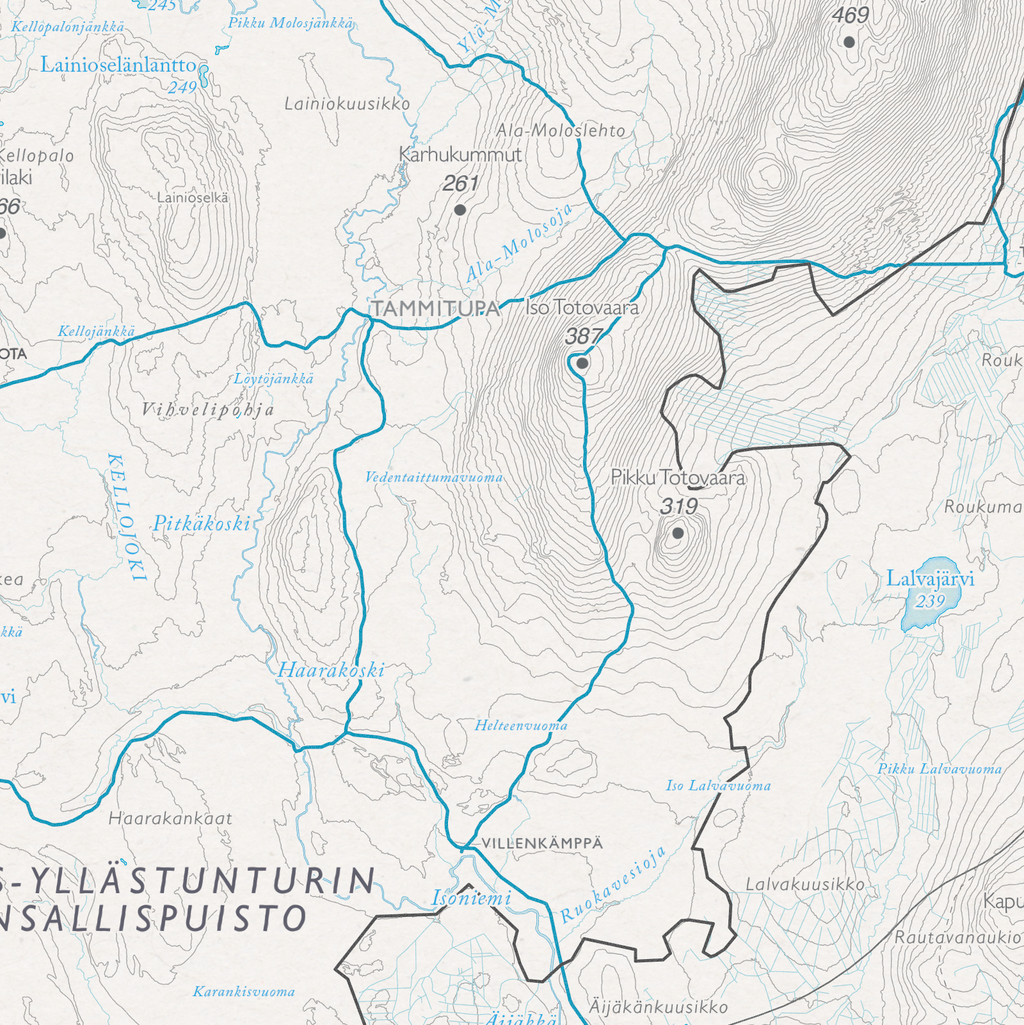 Latukarta Ylläs
