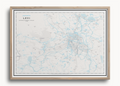 Levin latukartta, seinäkartta Dapa Mapsilta